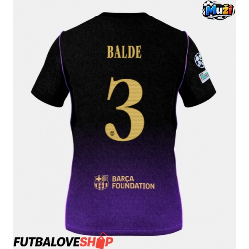 Dres Barcelona Alejandro Balde #3 Preč 2026-27 Krátky Rukáv